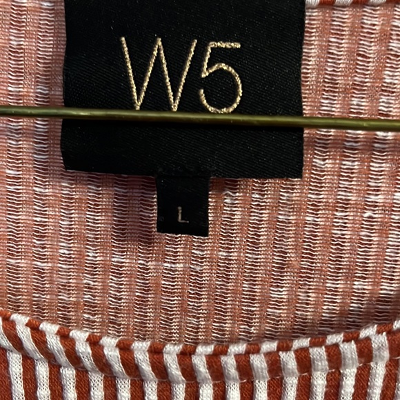 W5 size large coral color 3/4 sleeve - Picture 2 of 5